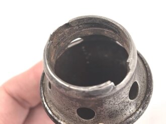 1.Weltkrieg, Spitze mit Bajonettverschluss für eine feldgraue Pickelhaube für Mannschaften