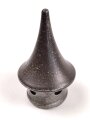 1.Weltkrieg, Spitze mit Bajonettverschluss für eine feldgraue Pickelhaube für Mannschaften