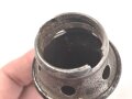1.Weltkrieg, Spitze mit Bajonettverschluss für eine feldgraue Pickelhaube für Mannschaften