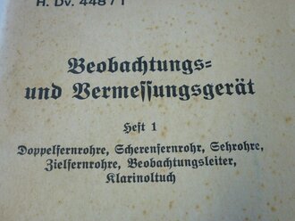 Vorschrift " Beobachtungs- und...