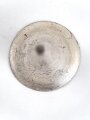 Kaiserreich, Teil einer Pickelhaubenspitze , Eisen versilbert  Gewindedurchmesser 7mm, Gesamtdurchmesser unten 47mm