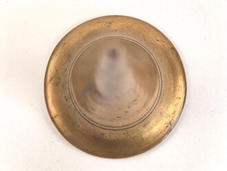 Kaiserreich, Teil einer Pickelhaubenspitze , Messing. Gesamtdurchmesser unten 49mm