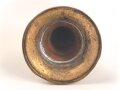 Kaiserreich, Teil einer Pickelhaubenspitze , Messing. Gesamtdurchmesser unten 49mm