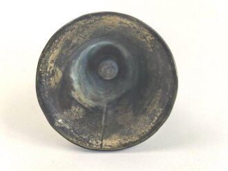 Kaiserreich, Teil einer Pickelhaubenspitze , Messing.  Gewindedurchmesser 8mm, Gesamtdurchmesser unten 52mm
