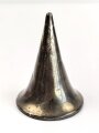 Kaiserreich, Teil einer Pickelhaubenspitze , Messing.  Gewindedurchmesser 8mm, Gesamtdurchmesser unten 52mm