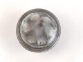 Kaiserreich, Teil einer Pickelhaubenspitze , Eisen, silbern lackiert. Durchmesser unten etwa 37mm