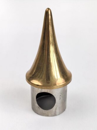 Kaiserreich, Teil einer Helmspitze für Kürassiere , neuzeitliche Sammleranfertigung, Durchmesser unten 32mm