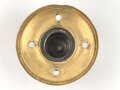 Kaiserreich, Teil einer Pickelhaubenspitze , Messing. Durchmesser  unten 77mm, Gewinde 5,5mm