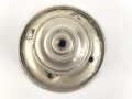 Kaiserreich, Teil einer Pickelhaubenspitze , Buntmetall silbern. Durchmesser  unten 75mm, Gewinde 5mm