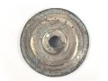 Kaiserreich, Teil einer Pickelhaubenspitze , Buntmetall silbern. Durchmesser 47mm, Gewinde 7mm