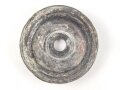 Kaiserreich, Teil einer Pickelhaubenspitze , Buntmetall silbern. Durchmesser 47mm, Gewinde 7mm