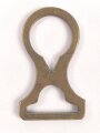 Beschlag für einen Kinnriemen an Knopf 91 für Pickelhaube, Messing,