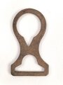 Beschlag für einen Kinnriemen an Knopf 91 für Pickelhaube, Eisen
