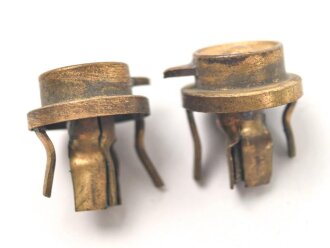 2 x Knopf 91 für eine Pickelhaube. Messing