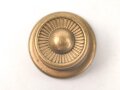Teil eines Knopf 91 für eine Pickelhaube. Messing