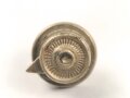Knopf 91 für eine Pickelhaube. Buntmetall versilbert