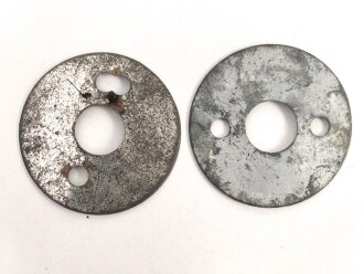 2 x Unterlegscheibe für Knopf 91 an Pickelhaube....