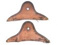 Teile eines Pickelhaubenkorpus, Leder trocken