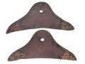 Teile eines Pickelhaubenkorpus, Leder trocken