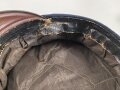 Preussen, Schirmmütze für einen Offizier im Husaren Regiment Nr. 14 Kassel.  Getragenes Stück in gutem Gesamtzustand