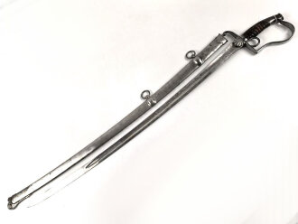 Bayern, Säbel für Bürgerwehr Offiziere Modell 1850.  Beidseitig geätzte Klinge, Insgesamt in sehr gutem Zustand.