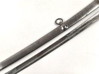 Bayern, Säbel für Bürgerwehr Offiziere Modell 1850.  Beidseitig geätzte Klinge, Insgesamt in sehr gutem Zustand.