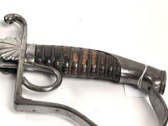 Bayern, Säbel für Bürgerwehr Offiziere Modell 1850.  Beidseitig geätzte Klinge, Insgesamt in sehr gutem Zustand.