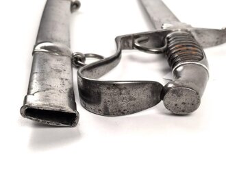 Bayern, Säbel für Bürgerwehr Offiziere Modell 1850.  Beidseitig geätzte Klinge, Insgesamt in sehr gutem Zustand.