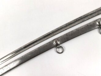 Bayern, Säbel für Bürgerwehr Offiziere Modell 1850.  Beidseitig geätzte Klinge, Insgesamt in sehr gutem Zustand.