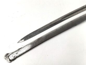 Bayern, Säbel für Bürgerwehr Offiziere Modell 1850.  Beidseitig geätzte Klinge, Insgesamt in sehr gutem Zustand.