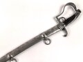 Bayern, Säbel für Bürgerwehr Offiziere Modell 1850.  Beidseitig geätzte Klinge, Insgesamt in sehr gutem Zustand.