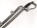 Bayern, Säbel für Bürgerwehr Offiziere Modell 1850.  Beidseitig geätzte Klinge, Insgesamt in sehr gutem Zustand.