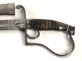 Bayern, Säbel für Bürgerwehr Offiziere Modell 1850.  Beidseitig geätzte Klinge, Insgesamt in sehr gutem Zustand.