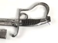 Bayern, Säbel für Bürgerwehr Offiziere Modell 1850.  Beidseitig geätzte Klinge, Insgesamt in sehr gutem Zustand.