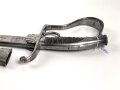 Bayern, Säbel für Bürgerwehr Offiziere Modell 1850.  Beidseitig geätzte Klinge, Insgesamt in sehr gutem Zustand.