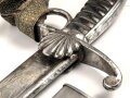 Bayern, Säbel für Bürgerwehr Offiziere Modell 1850.  Beidseitig geätzte Klinge, Ungereinigtes Stück, mit anhängendem Portepee