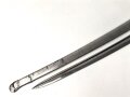 Bayern, Säbel für Bürgerwehr Offiziere Modell 1850.  Beidseitig geätzte Klinge, Ungereinigtes Stück, mit anhängendem Portepee