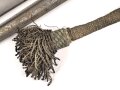 Bayern, Säbel für Bürgerwehr Offiziere Modell 1850.  Beidseitig geätzte Klinge, Ungereinigtes Stück, mit anhängendem Portepee