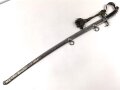 Bayern, Säbel für Bürgerwehr Offiziere Modell 1850.  Beidseitig geätzte Klinge, Ungereinigtes Stück, mit anhängendem Portepee
