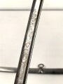 Bayern, Säbel für Bürgerwehr Offiziere Modell 1850.  Beidseitig geätzte Klinge, Ungereinigtes Stück, mit anhängendem Portepee