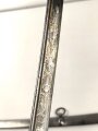 Bayern, Säbel für Bürgerwehr Offiziere Modell 1850.  Beidseitig geätzte Klinge, Ungereinigtes Stück, mit anhängendem Portepee