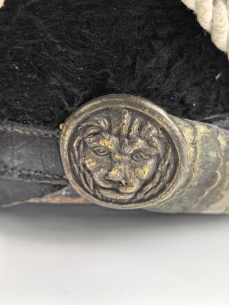 Bayern, Tschako für Landwehr Infanterie Modell 1825. Dekoratives Stück in gutem Gesamtzustand
