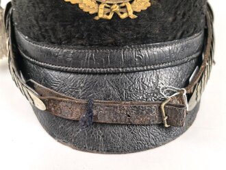 Bayern, Tschako für Landwehr Infanterie Modell 1825. Dekoratives Stück in gutem Gesamtzustand