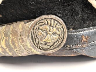 Bayern, Tschako für Landwehr Infanterie Modell 1825. Dekoratives Stück in gutem Gesamtzustand