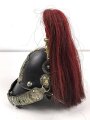 Bayern, Helm für Angehörige der Bürgerwehr Artillerie Modell 1850. Zusammengehöriges, in allen Teilen originales Stück
