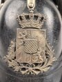 Bayern, Helm für Angehörige der Bürgerwehr Kavallerie Modell 1850. Zusammengehöriges, in allen Teilen originales Stück