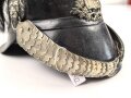 Bayern, Helm für Angehörige der Bürgerwehr Kavallerie Modell 1850. Zusammengehöriges, in allen Teilen originales Stück