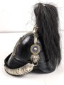 Bayern, Helm für Angehörige der Bürgerwehr Kavallerie Modell 1850. Zusammengehöriges, in allen Teilen originales Stück