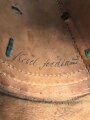 Bayern, Helm für Angehörige der Bürgerwehr Kavallerie Modell 1850. Zusammengehöriges, in allen Teilen originales Stück