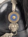 Bayern, Helm für Angehörige der Bürgerwehr Kavallerie Modell 1850. Zusammengehöriges, in allen Teilen originales Stück